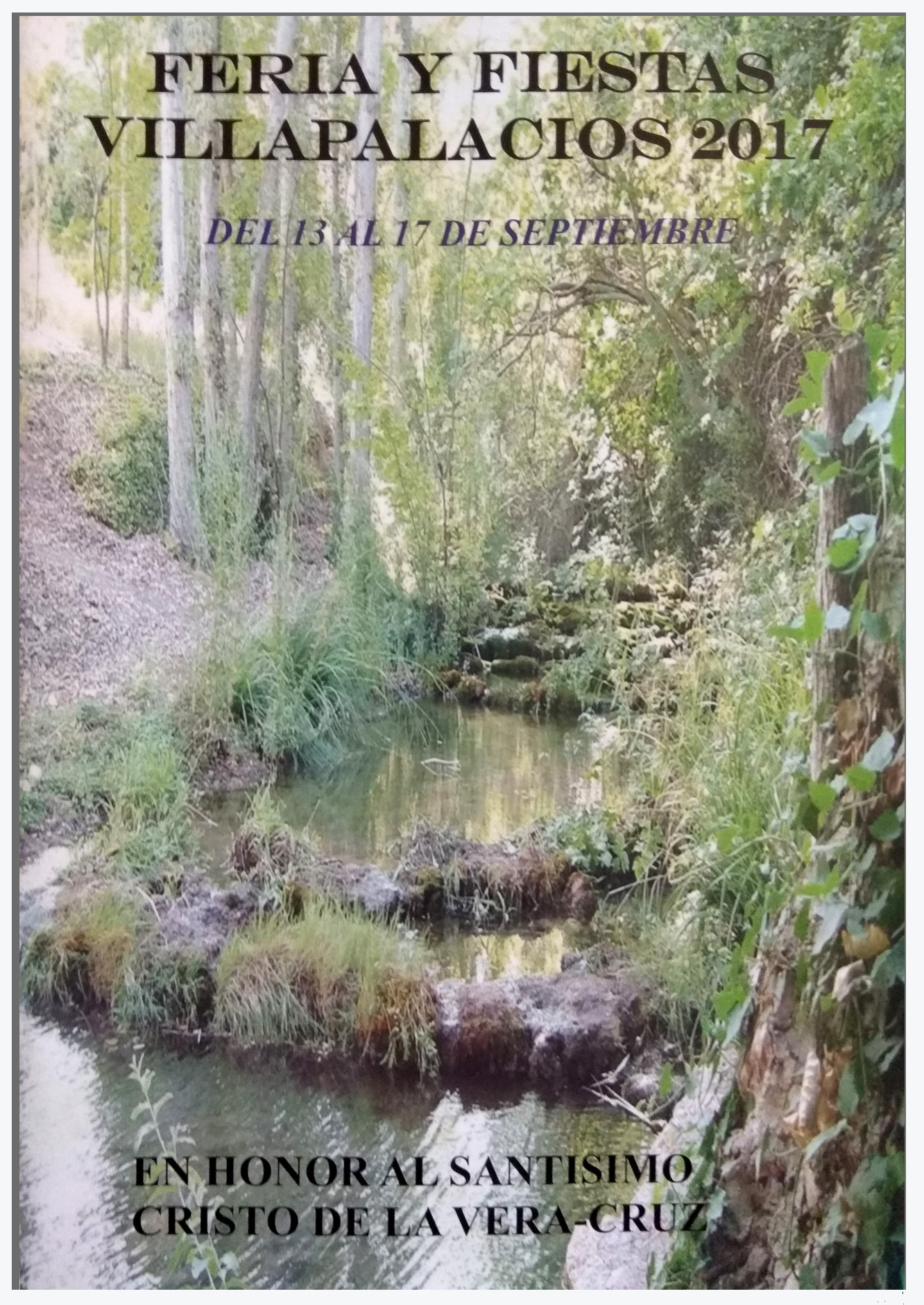 Fiestas patronales en honor del Santísimo Cristo de la Vera Cruz 2017 Villapalacios
